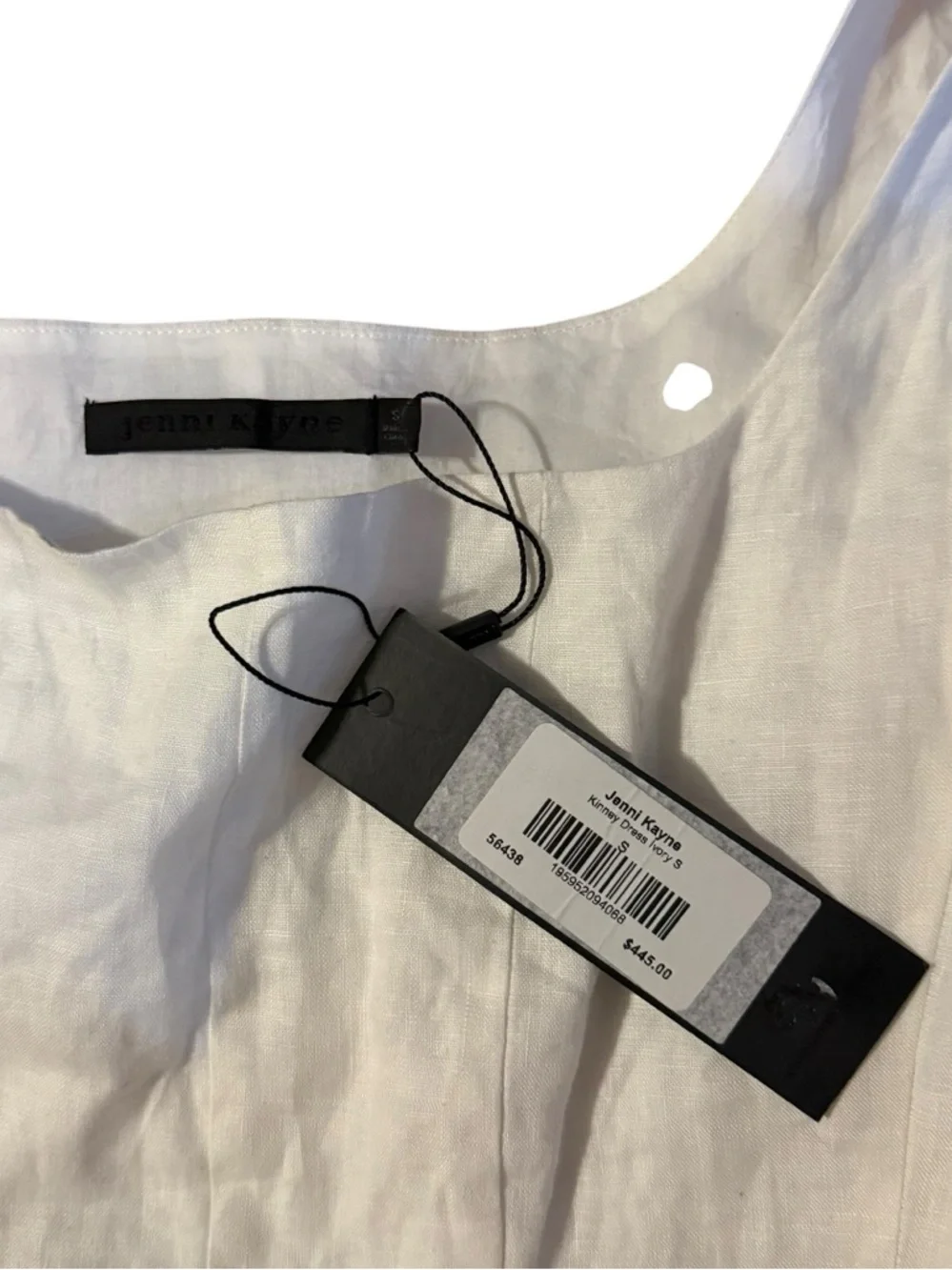 Jenni Kayne NEW Kinney Linen Dress White Size Small - Picture 7 of 7